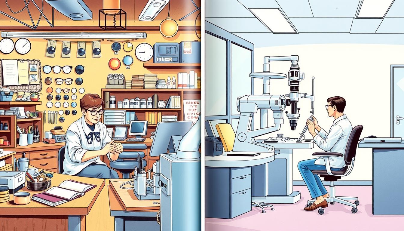 Diferencia técnico óptico y un optometrista