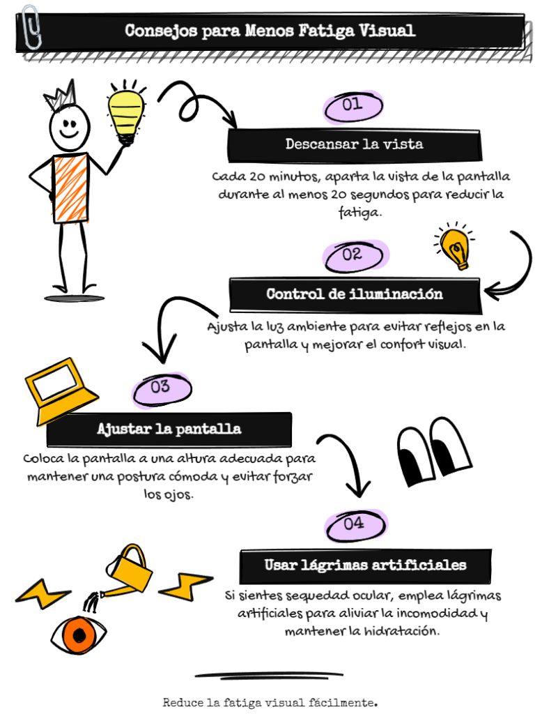 Reducir fatiga ocular 1