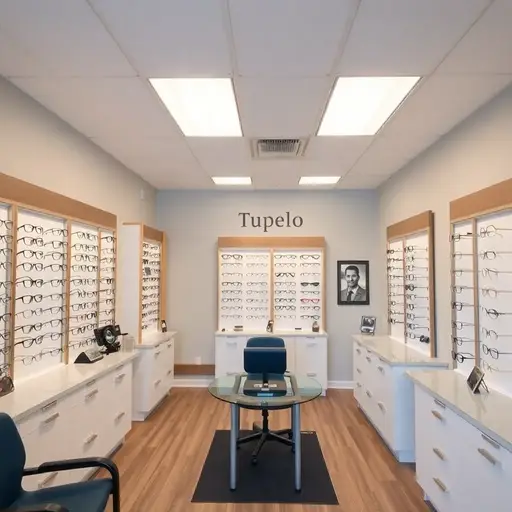 Ópticas en Tupelo, Mississippi 2 Negocio Tupelo Eye Center Optical
